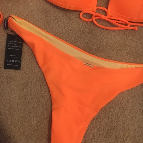 RELLECIGA neon orange seamless bikini - Picture 5 of 5